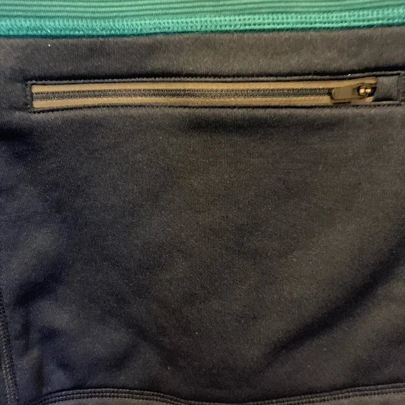 L.L. Bean Teal & Navy Hooded Jacket EUC - Picture 4 of 6